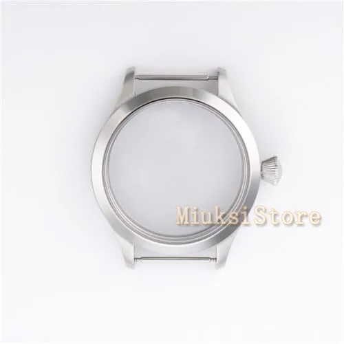 45 мм 316L стальной чехол fit parnis мужские часы с сапфировым стеклом eta 6497/6498 Чайка st36