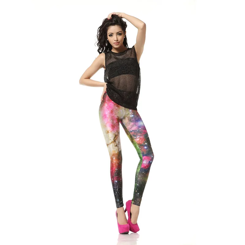 Drop Ship 2017 New Arrival Sexy! Women Galaxy Leggings