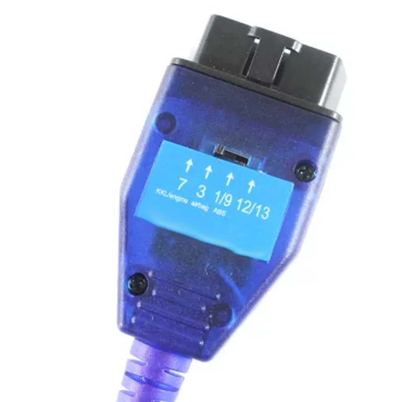 With FTDI Chip OBD2 USB Diagnostic Cable for Fiat VAG Ecu Scan Tool Read Clear Engine ABS AirBag ESP Fault Auto OBD Connector