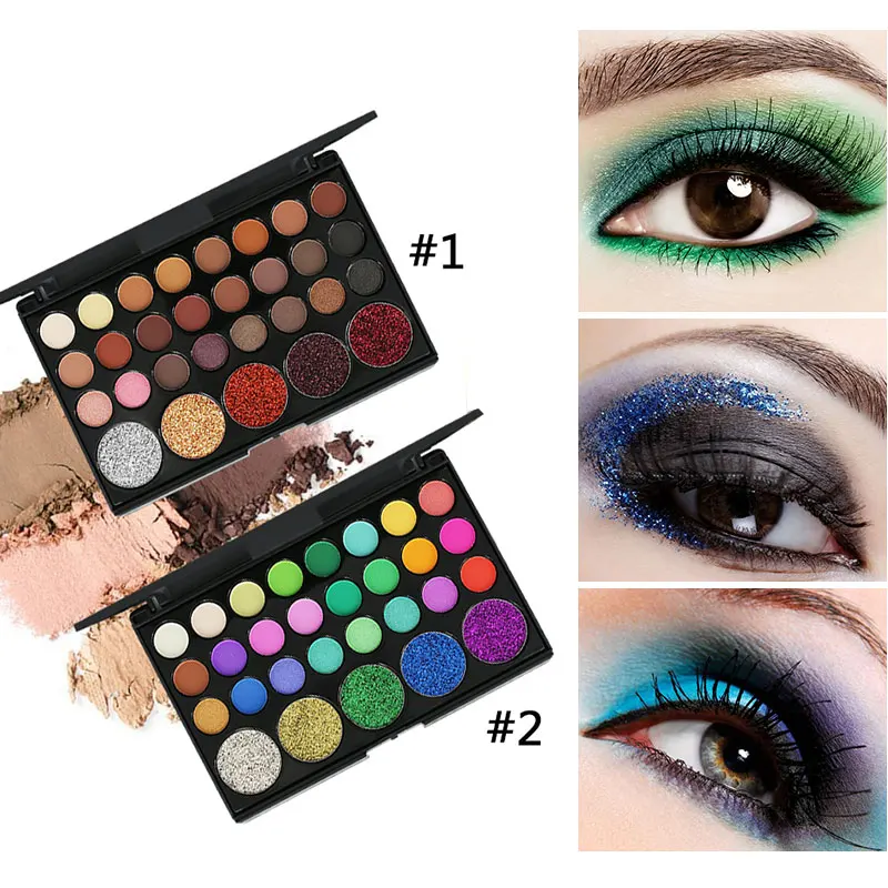 

shimmer eyeshadow 29 pop feel colorful eyeshadow palette eyeshadow matte eye shadow glitter