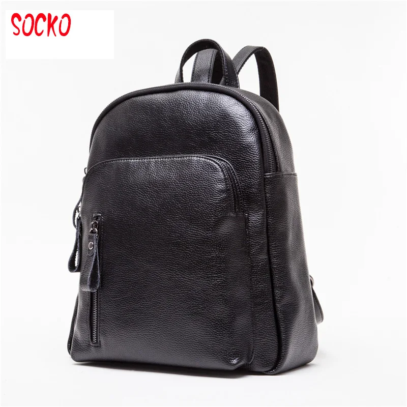 2017 New women s pu leather backpacks female school shoulder bags girls college student casual bag