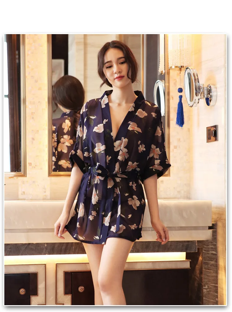 Лето, женское сексуальное мини-кимоно, женское банное платье из вискозы, женская ночная рубашка, одежда для сна, ночная рубашка, пижама