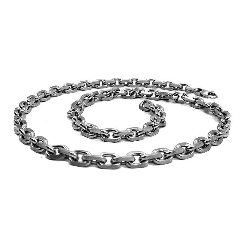 

AMUMIU Stainless Steel Gold Cuban Chain Waterproof Men Curb Link Necklace Various Sizes HZN206
