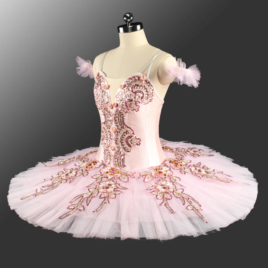 Балетные костюмы Coppelia Aurora Grand Gala розовый сахар сливы Фея Классическая Аврора соло от Спящей красавицы Щелкунчик