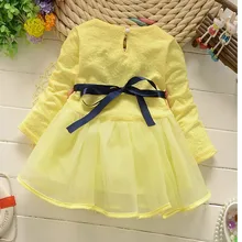 Платье из полиэстера с длинными рукавами и цветочным принтом для девочек, модное Повседневное платье для свадебной вечеринки с поясом, милое летнее платье принцессы