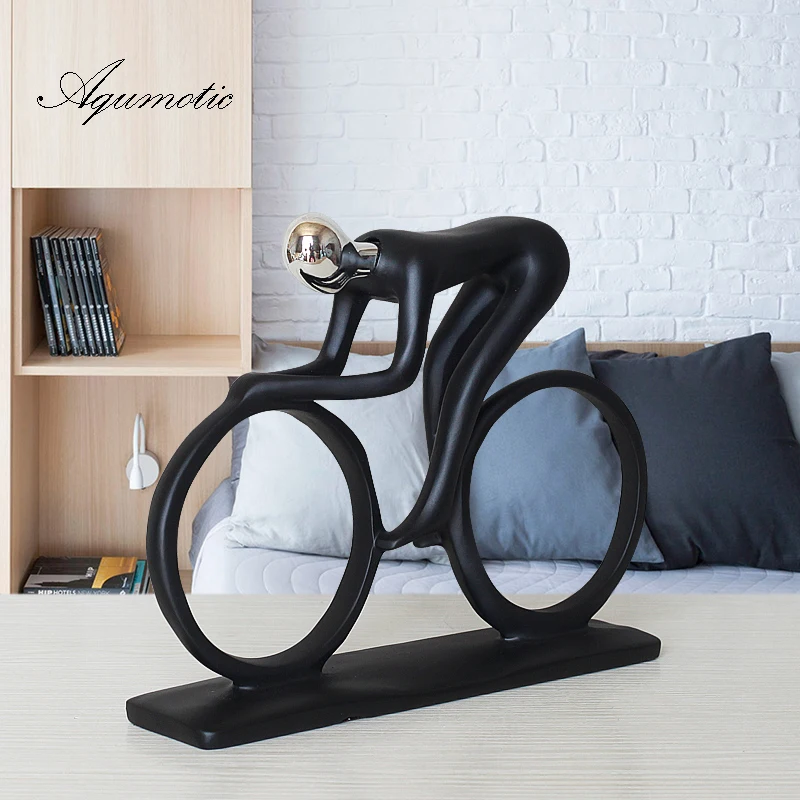 Aqumotic The Home Decor for Men Cyclist People End Table Decorations Outdoor Sports Peoples Room Decorative Table Top Tool