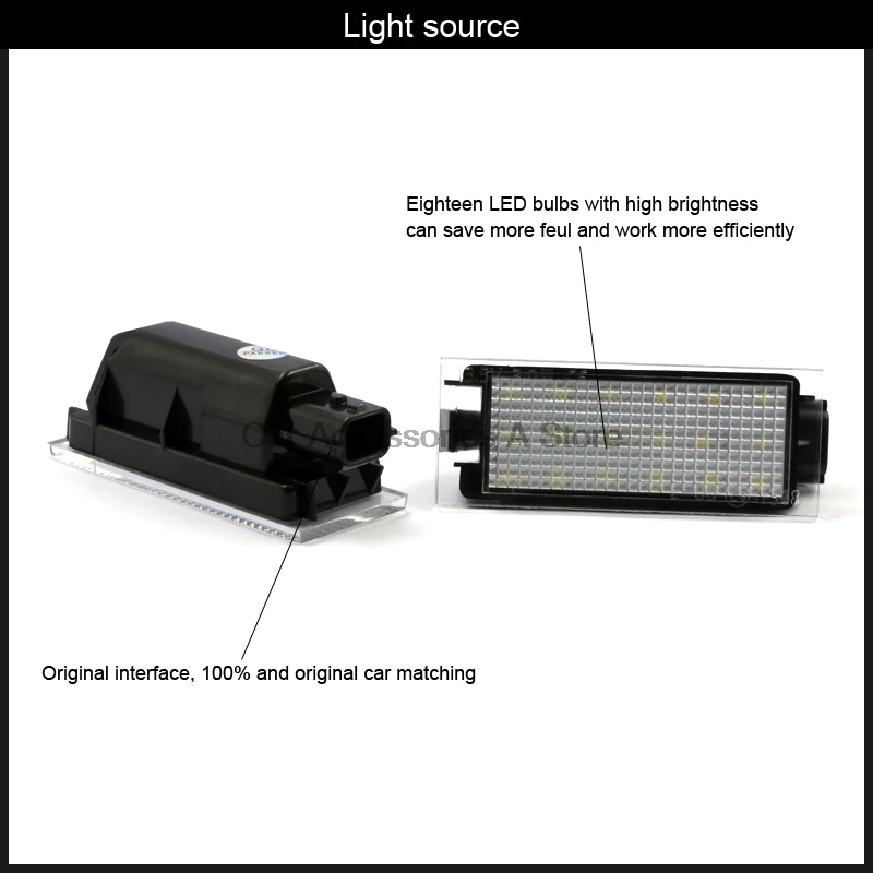 2 шт огни номерного знака для Renault Twingo Clio Espace Megane Kombi 5D Laguna Velsatis Master Grandtou
