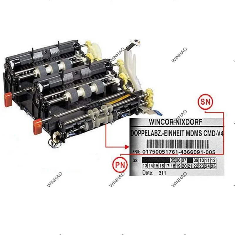 

high quality wincor atm parts Double extractor unit MDMS CMD-V4 1750051761