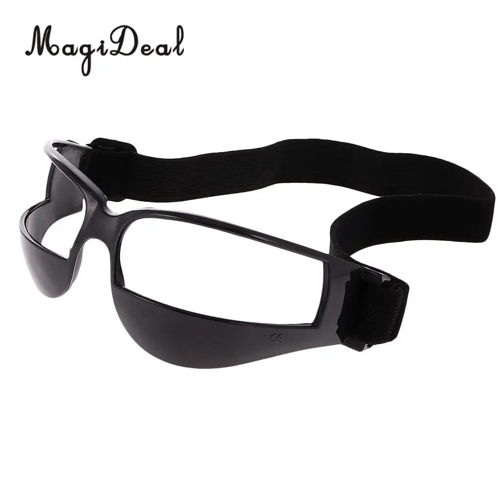 MagiDeal 5 Pieces Sports Basketball Dribble Specs Glasses Training Aid Supplies Black Fitness Equipments Resistance Bands