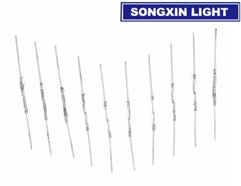 

100pcs N/O Reed switch Magnetic Switch 2 * 14mm Normally Open Magnetic Induction switch MODU