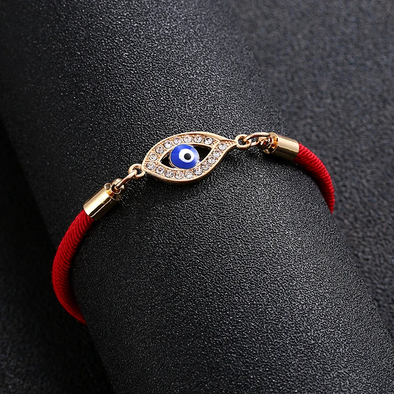 Bohemia Bracelets tree of Life Women With Braided Rope Beaded Evil Eye Charm Crystal Adjustable heart fashion lucky | Украшения и