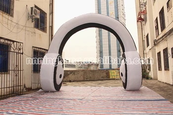 

free shipping inflatable headphone 5 meter width, 5meter high for advertising