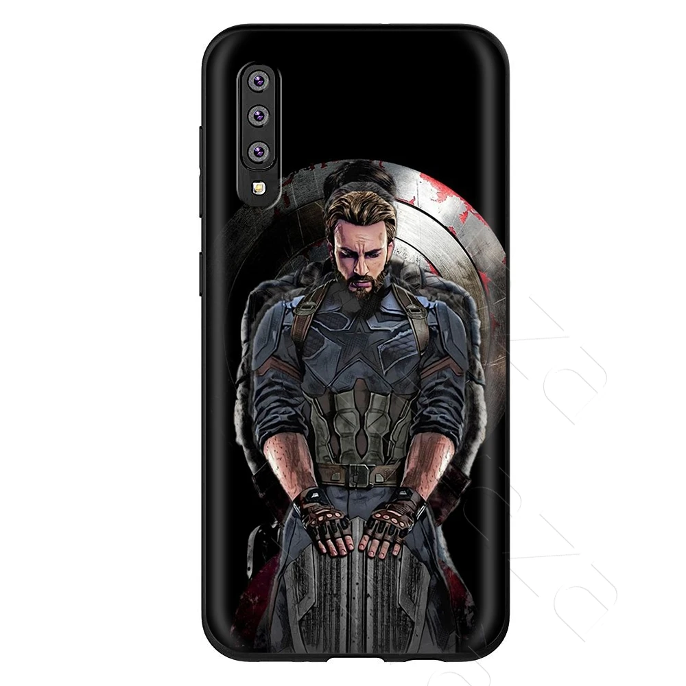 Lavaza Marvel Человек-паук Капитан Америка чехол для samsung Galaxy S6 S7 край J6 S8 S9 S10 плюс A3 A5 A6 A7 A8 A9 Note 8, 9