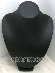 Venta grande uno 7*9 "Negro cuero joyería collar expositor BUST-who111 al por mayor/al por menor envío gratis Venta grande uno 7*9 "Negro cuero joyería collar expositor BUST-who111 al por mayor/al por menor envío gratis