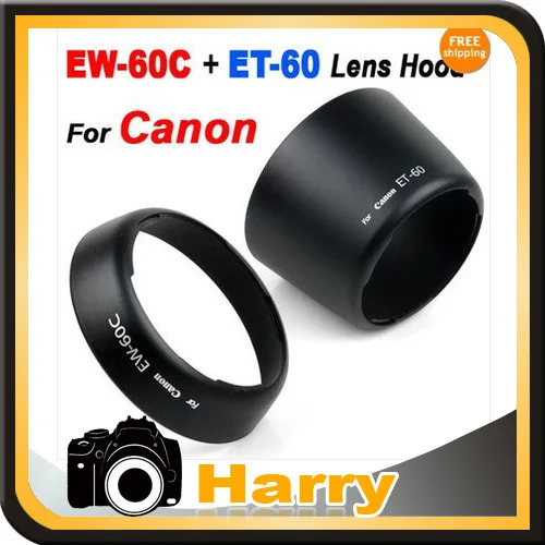 EW-60C камеры+ ET-60 бленда объектива для CANON EF 18-55 мм и 55-250 мм