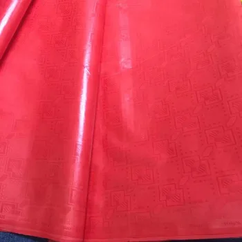 

Red Bazin Riche Getzner 2018 Mesh Lace Pattern Embroidered Guipure African Bazin Riche Getzner Brode Bazin Brode 5 Yards