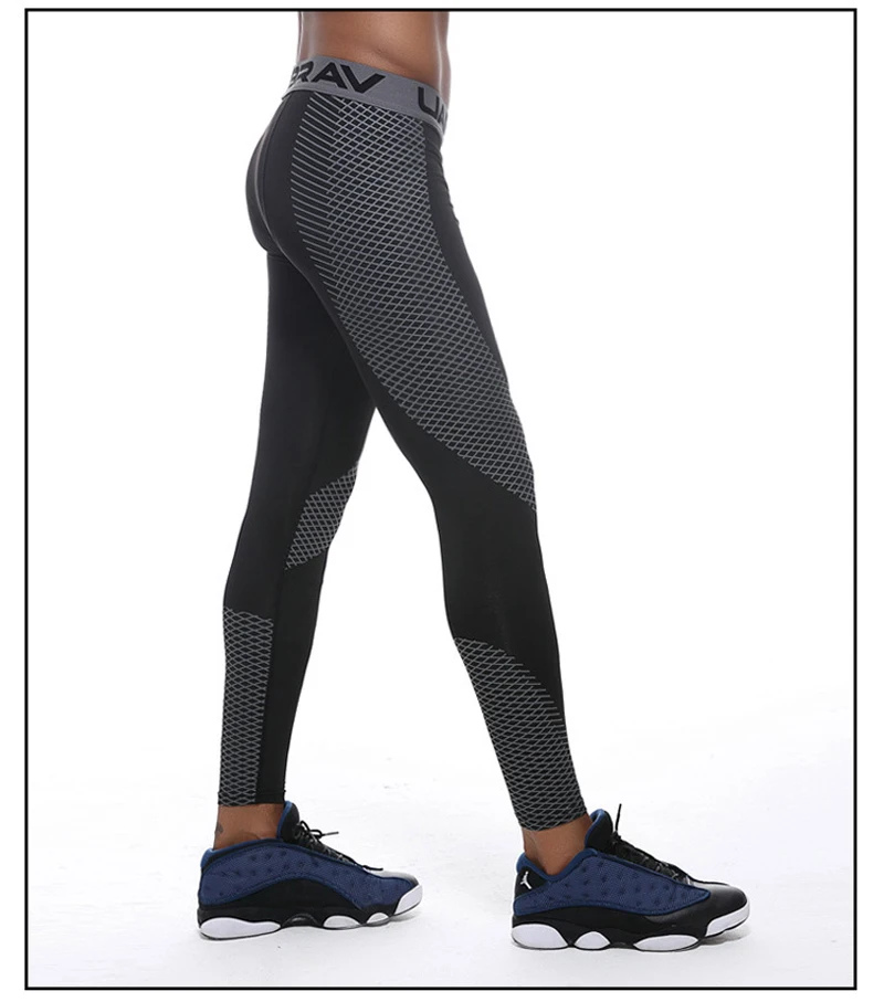 Новые мужские штаны для бега спортивные брюки спортивные эластичные леггинсы Компрессионные спортивные штаны для бега для мужчин тренировочная спортивная одежда