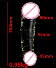 Dia 60 MM Glass Huge Dildos Penis Anal Beads Butt Plug For Female,Fetish Erotic Sex Products Adult Toys For Women And Men Gay