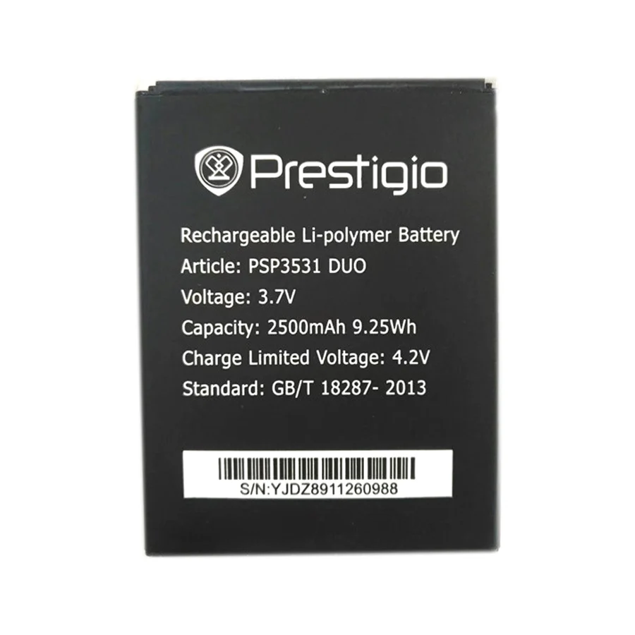WISECOCO новый аккумулятор 2500 мАч для Prestigio Muze D3 PSP3530 DUO E3 PSP3531 A7 PSP7530 PSP3532 сотовый