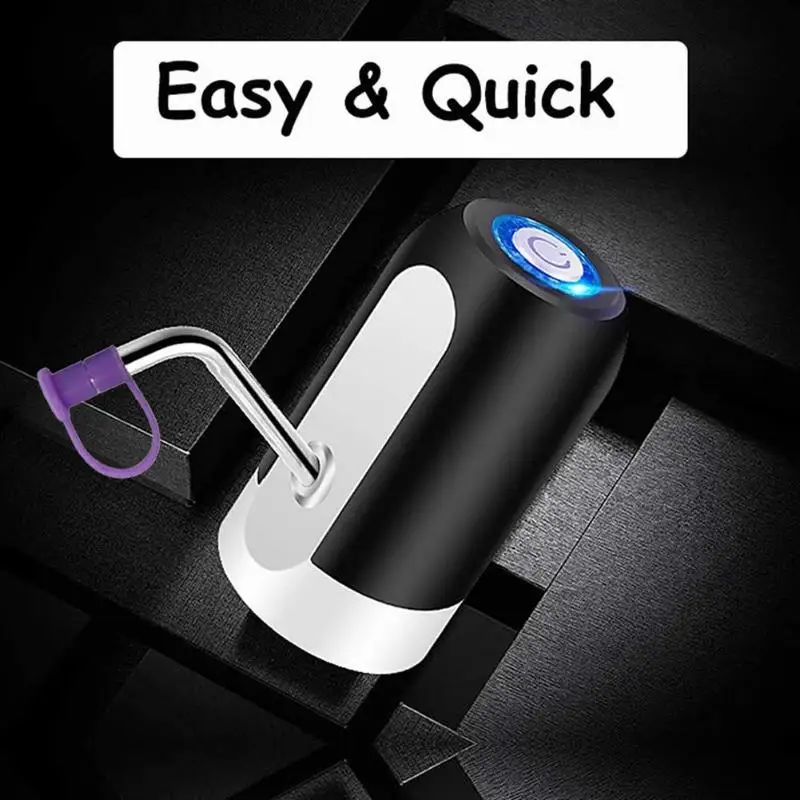 4 W автоматический дозатор воды портативный USB перезаряжаемая электрическая Бутылка дозатора насоса для питья