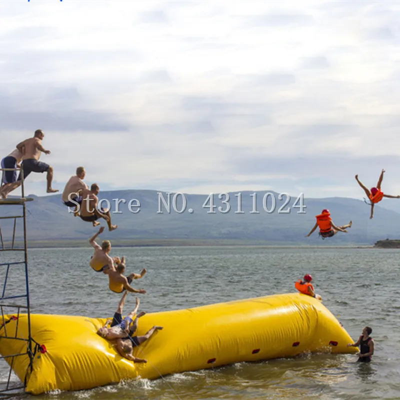 HIBADOU 7x2 м надувная водная капля прыжки подушки детские воды Blob надувной мешок батут для продажи