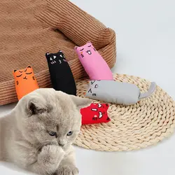 Интерактивные кошачьи игрушки зубов игрушки для кошек Catnip когти с накатанной головкой укус кошачья мята Когтеточка для кошек нового