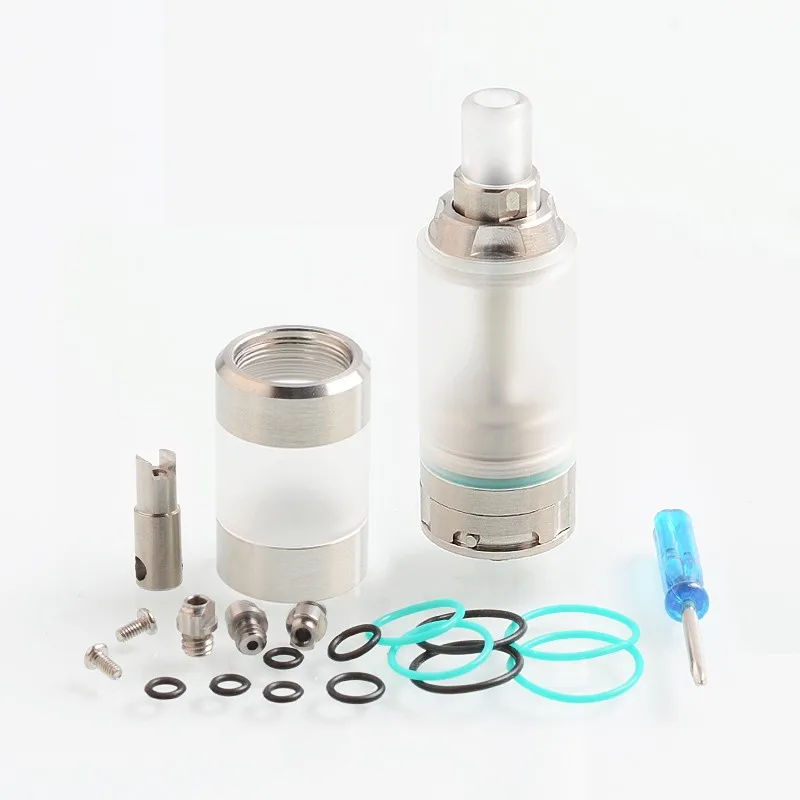 

KA V8 RTA 22mm 5ml Rebuildable Tank Atomizer 510 thread 316 SS E cigarette RTA Vapozier tank with Dual posts build deck