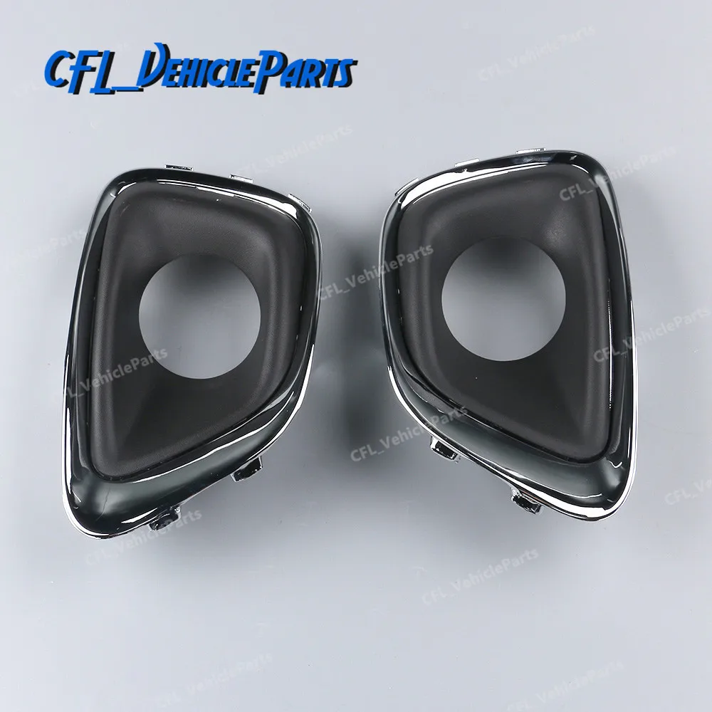 

Front Passenger +Driver Fog Lamp Light Bezel Cover Chrome 68213204AA 68213205AA For Jeep compass 2014 2015 2016 2017