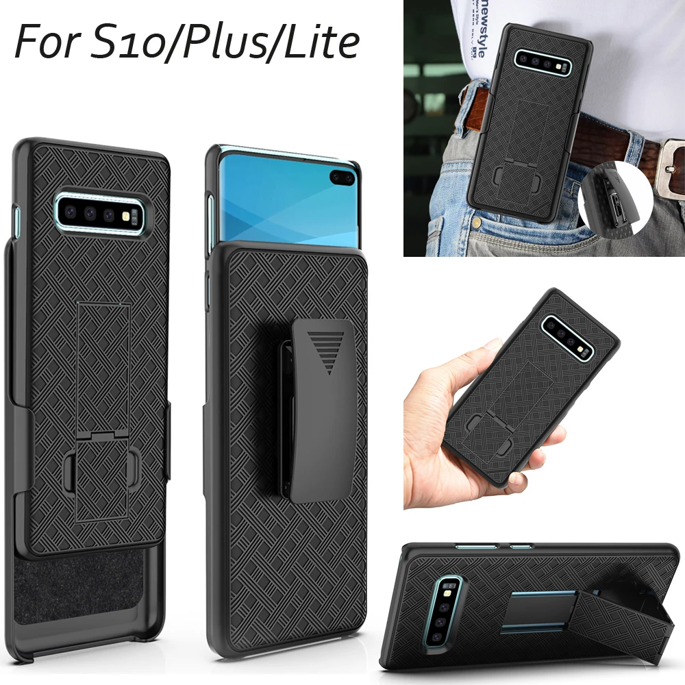

Running Sport Holster Clip Case Shell Back Case Kickstand Swivel Belt Clip Cover for Samsung Galaxy S9 S10 Plus S10E Note8 Note9