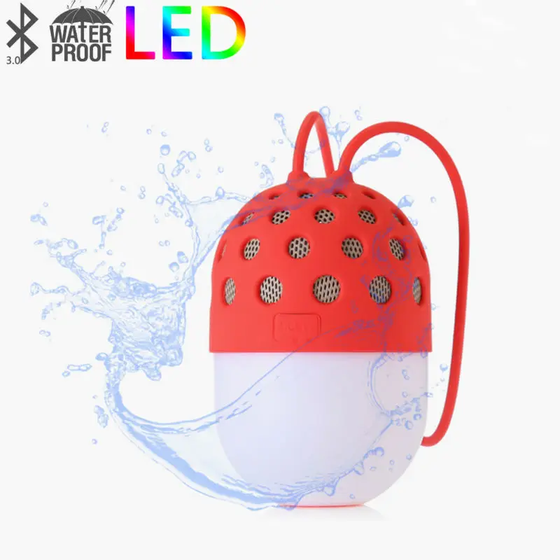

PORTABLE LED LIGHT WIRELESS BLUETOOTH SPEAKER IPX4 OURDOOR WATERPROOF MINI BLUETOOTH SPEAKER WITH HANDS FREE FOR SMART PHONES