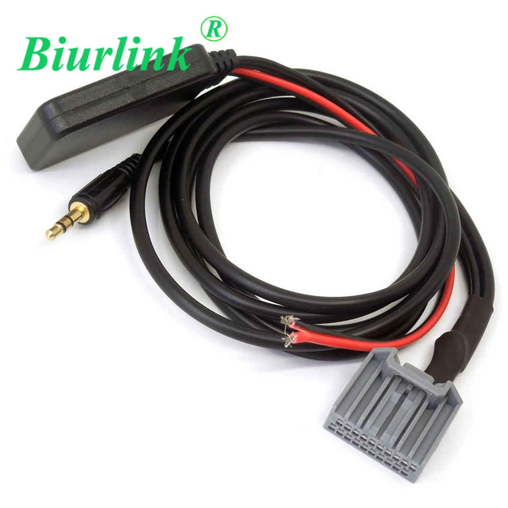 

Biurlink Wireless Bluetooth 4.0 Module Audio Aux 3.5mm Audio Input Cable for Honda Civic CRV Accord 8-Gerneration 2008-2013