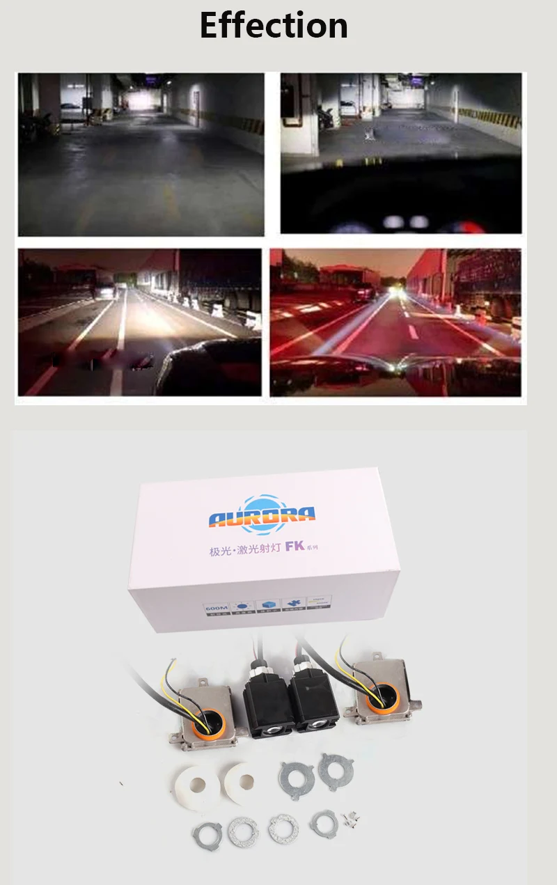 SANVI New arrival Laser Projector Lens Headlight Auto High beam Headlamp for H1 H7 H11 9005 9006 Car light Replacement