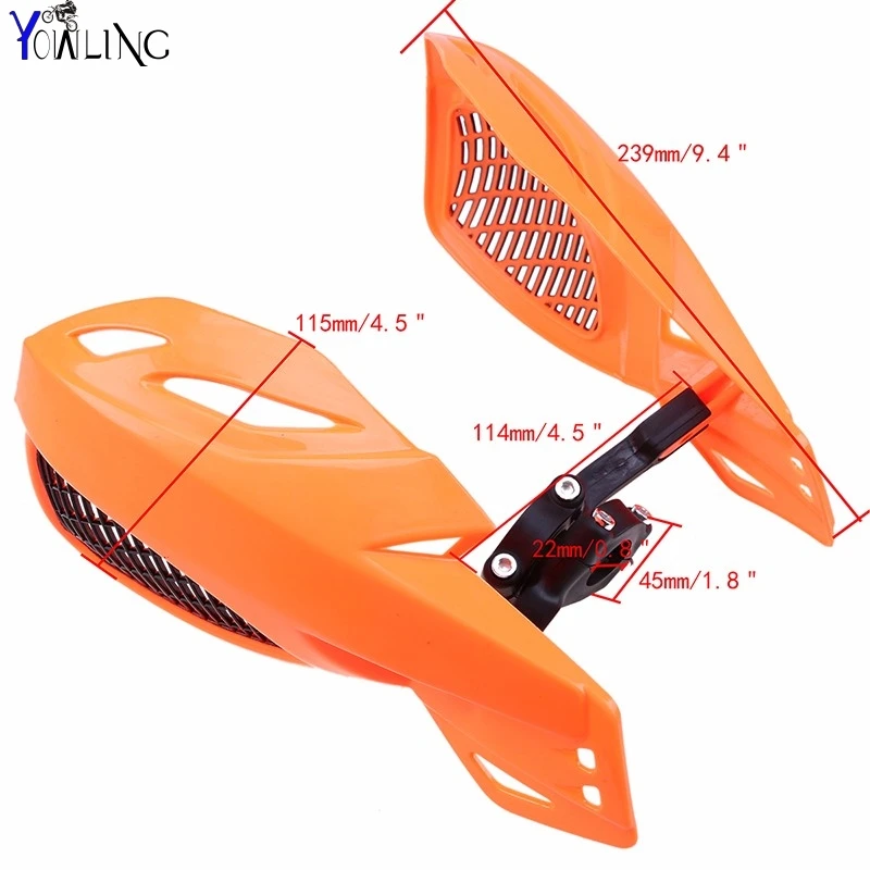 Велосипедный руль 7/8 'དྷ мм для HONDA CRF70F CRF80F CRM250AR CRM250R SL230 XR100 XR200|honda hand guards|dirt bike