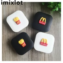 IMIXLOT милый Картофель м очки с узором двойная коробка для контактных линз чехол для набор для ухода за глазами держатель Контейнер подарок
