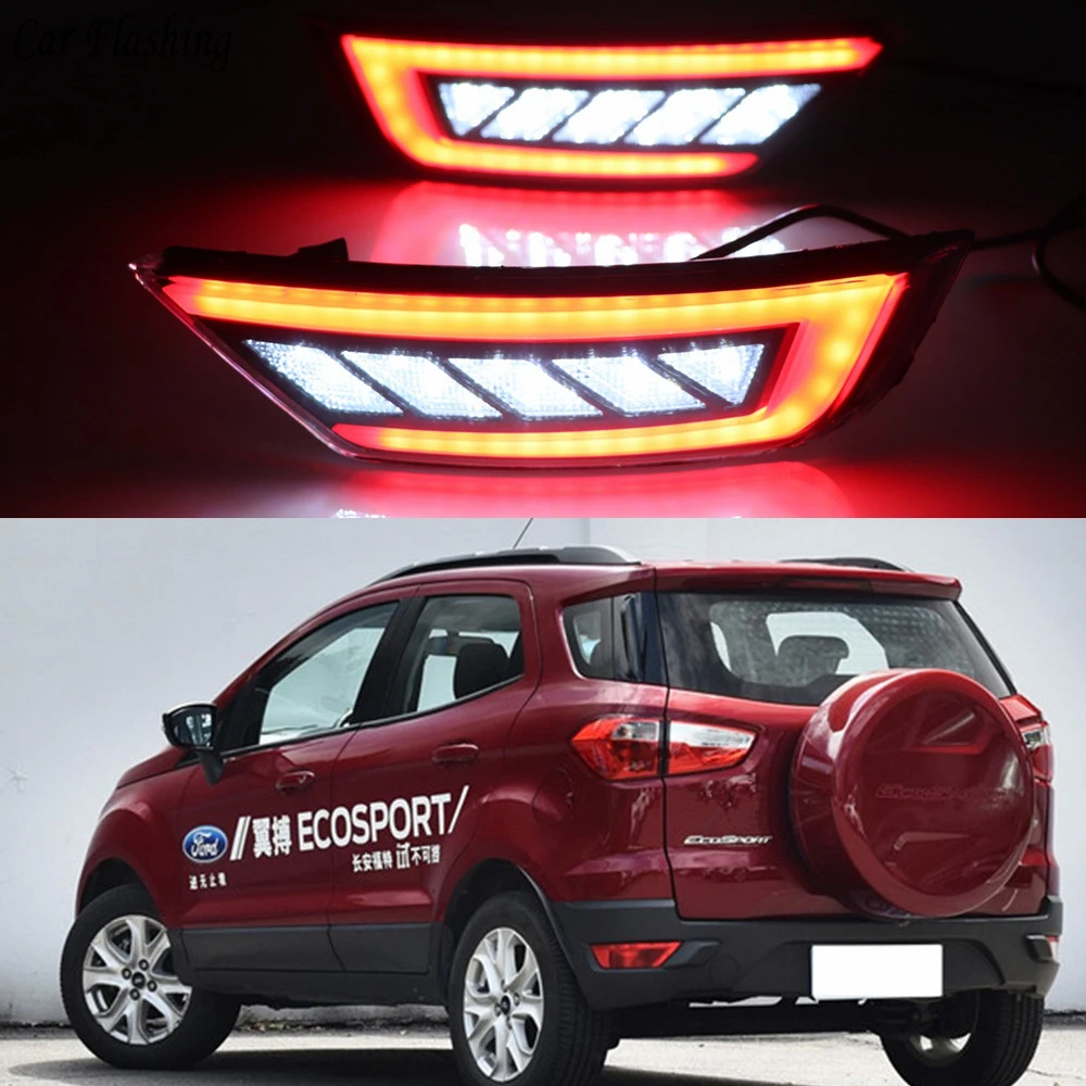 2PCS LED For Ford Ecosport 2013 2014 2015 2016 2017 2018 2019 LED Rear