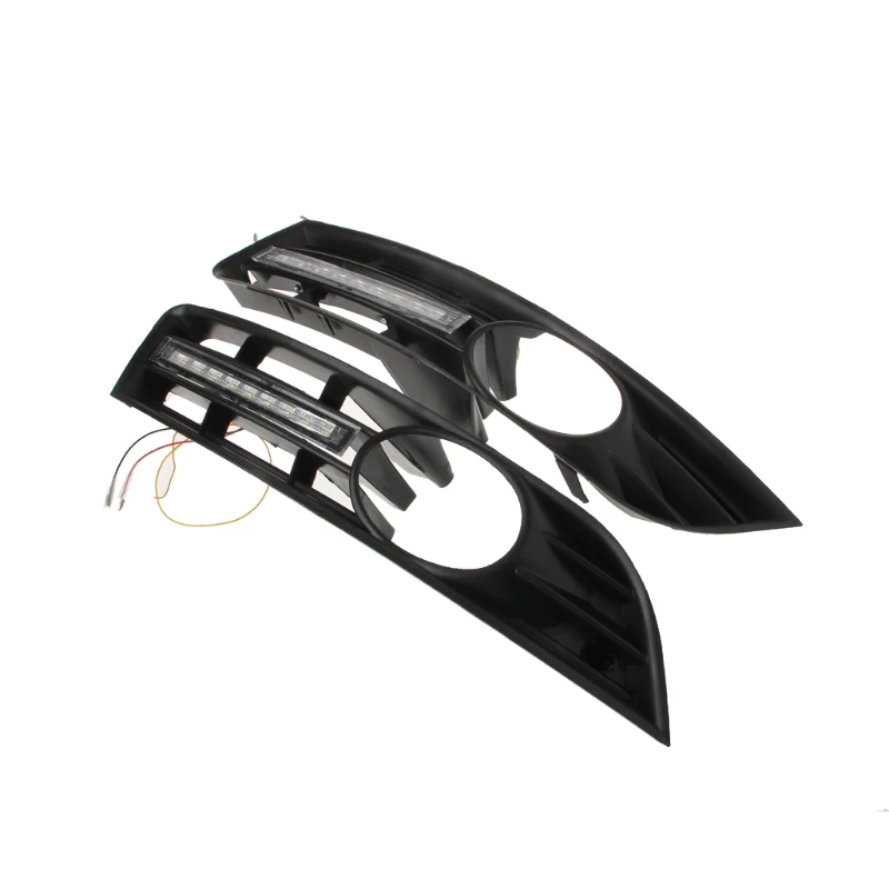 

2PCS 5W Car Day Light Waterproof LED Daytime Running Lights 6000-7000K DRL Fog Lamp Cover For Volkswagen Passat B6 2007-2011