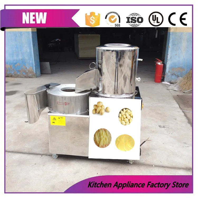 Free shipping multifunctional electric potato peeling and slicing