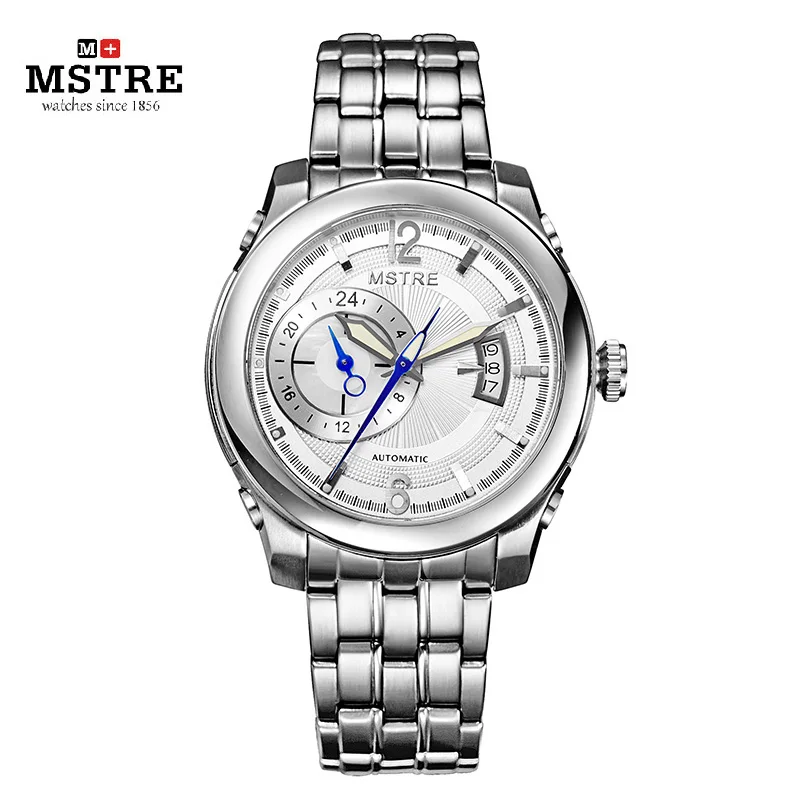 Brand Luxury Fashion Elegant Casual Business Watch Men s Automatic Flywheel Wrist Watches Sapphire Leather or