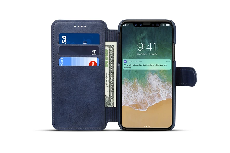 PU Leather Flip Case for iPhone X XS XR XS Max (10)