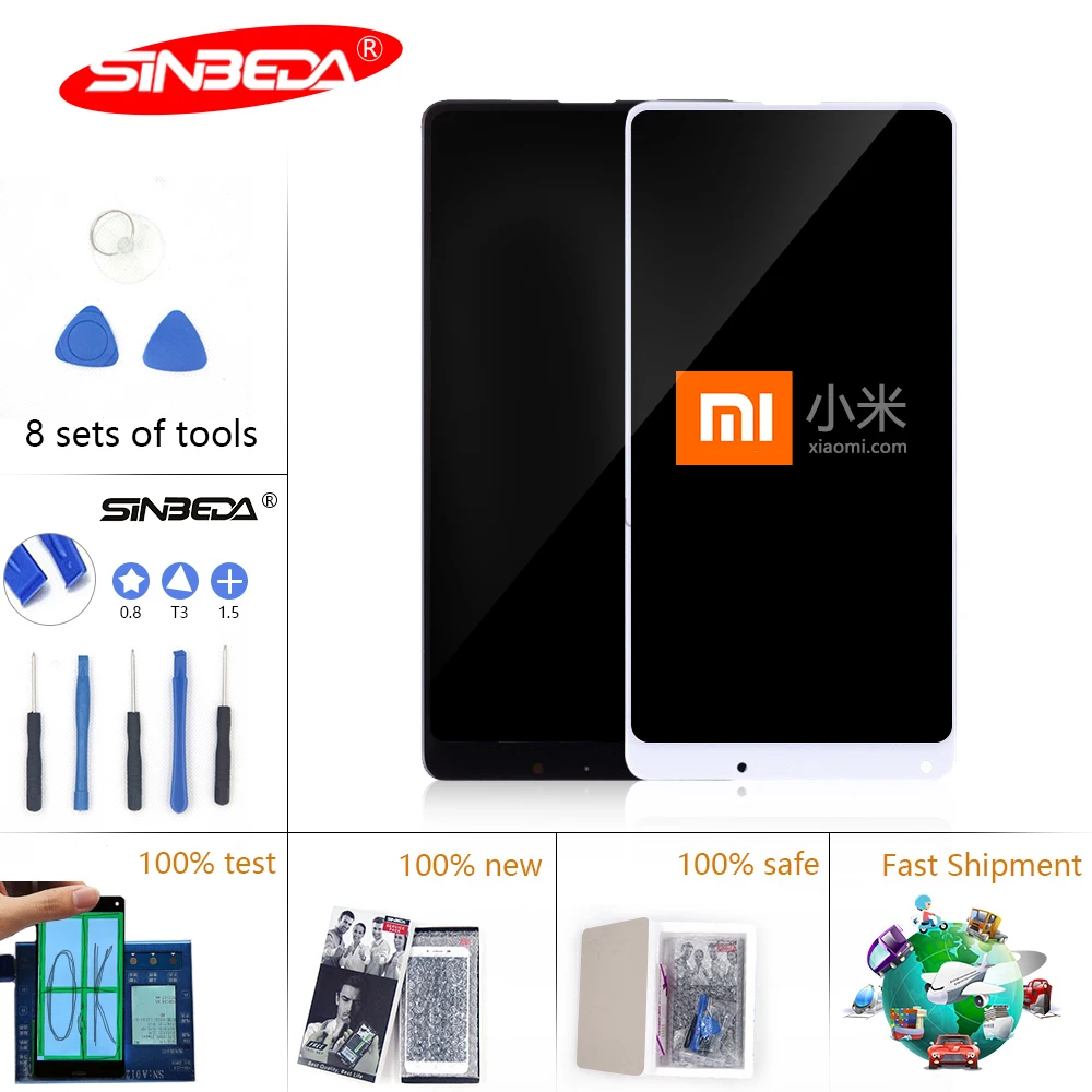 

5.99"Original Display For XIAOMI Mi Mix 2S LCD Touch Screen Digitizer Replacement For XIAOMI Mix 2S Display Mix2S LCD