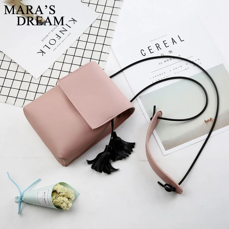 مارا حلم جديد النساء Shouler حقيبة شرابة رفرف حقيبة البسيطة المرأة رسول Crossbody أكياس حبال الكتف بو حقائب يد جلدية المحافظ