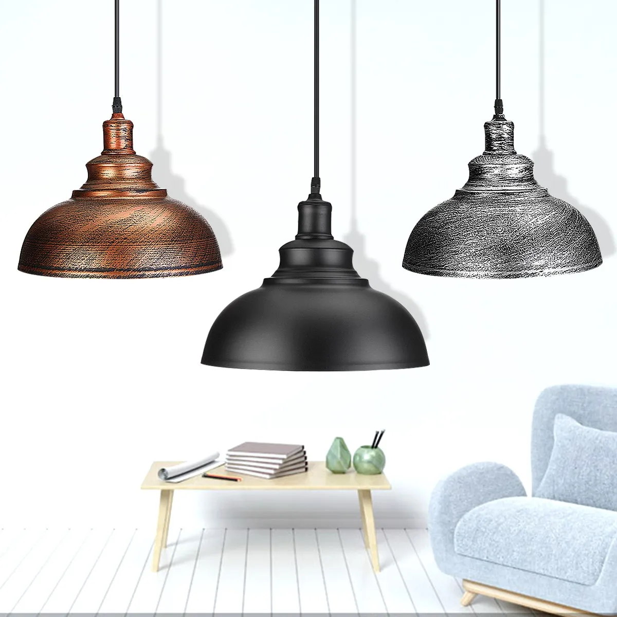 

Modern 3 Style Pendant Lights Hanging E27 Edison Bulb Night Lamp Fixture Loft Bar Living Room Home Decor Novelty Lighting