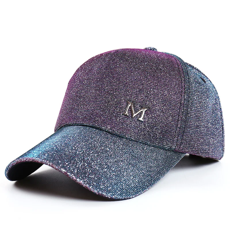 

New Unisex Letter M baseball cap for men and women Spring Summer outdoor sun hats color change Style UV protection Sun block hat