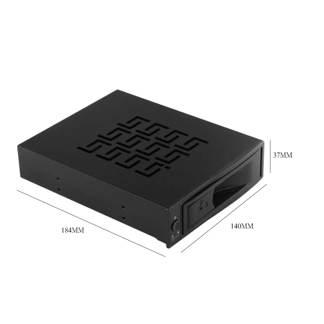 

Etmakit Hot Serial ATA HDD Rom 3.5" SATA SSD/HDD CD-ROM Space Mobile Rack with Trayless Internal Hard Drive Disk Enclosure