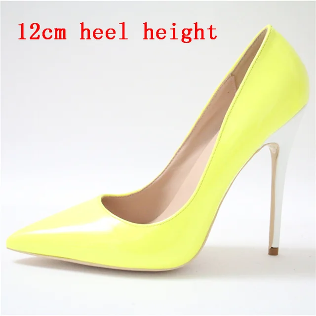 lemon yellow pumps