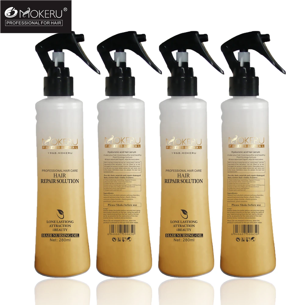 Mokeru 1pc 280ml Repairing Smoothing Moisturizing Hyaluronic Acid Spray Hair  Serum For Damaged Dry Hair Treatment
