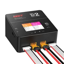 ISDT D2 Dual Channel Output Fast Charge Lithium Battery Balance Charger 200W 20A AC For RC Helicopter Quadcopter Drone Charging
