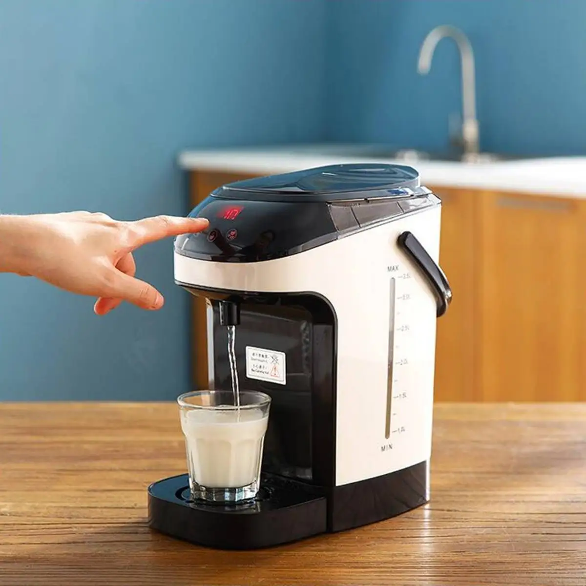 

3.5L 2200W Electric Water Boiler Instant Heating Electric Kettle Water Dispenser Adjustable Temperature Coffee Tea Maker Office