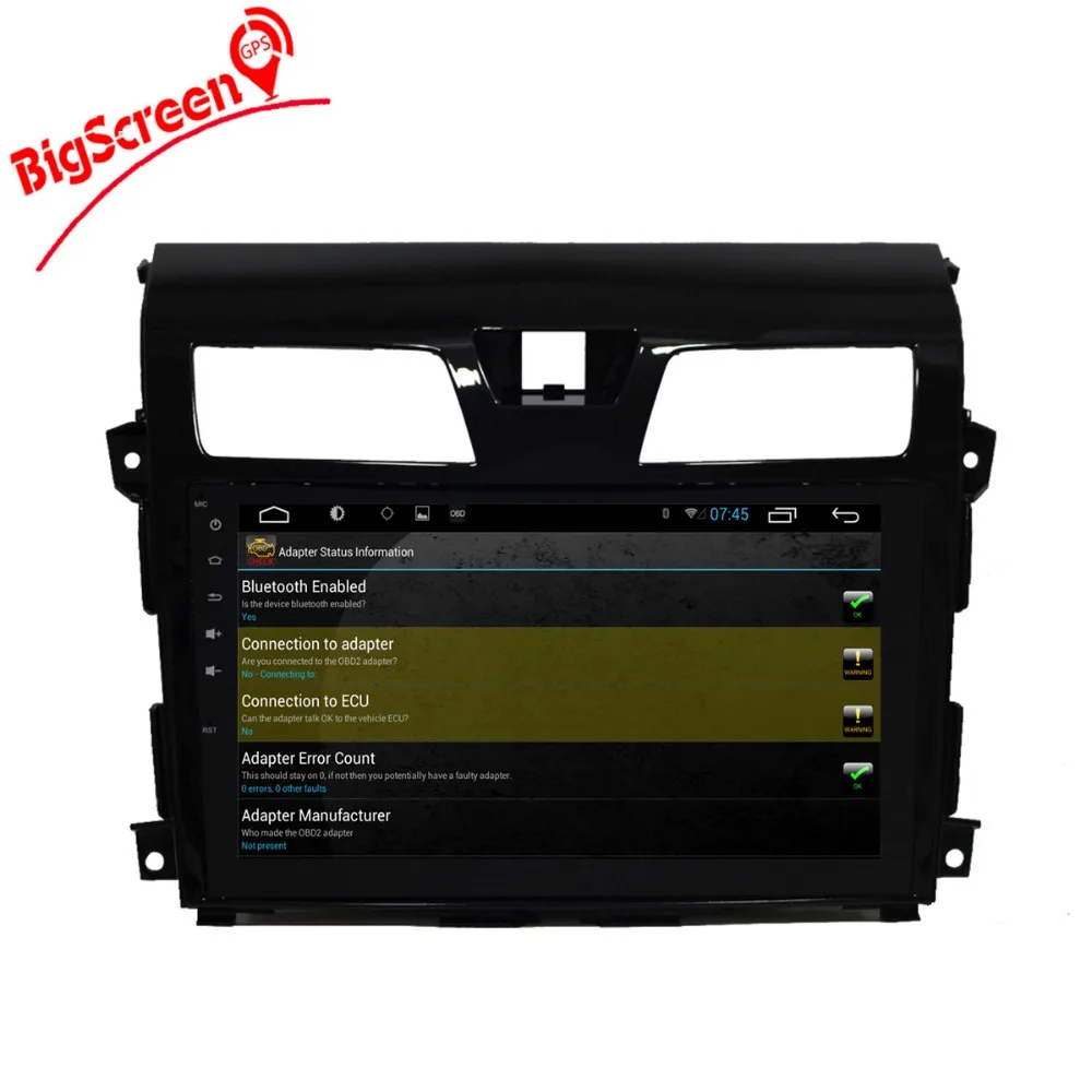 Excellent The Largest Screen Android 6.0 Tesla Style Car GPS Navigation For Nissan Teana 2013 2014 2015 2016 Multimedia Stereo Radio 1