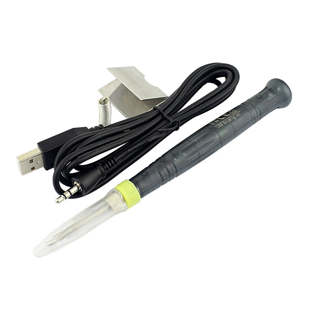 Портативный мини USB 5 в 8 Вт Электрический паяльник/наконечник переключатель комплект сварочное оборудование инструмент QP2